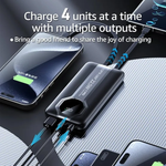 22.5W Fast Charging 20000mAh Power Bank with Built-in Type-C & Lightning Cables | Dual Input/Output | Slim LED Display | Universal Compatibility