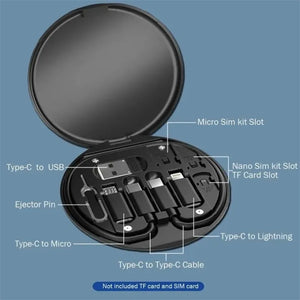 5 in 1 data cable set-60 watt fast charging