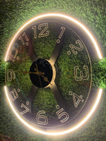 Neon X Clock – Sleek LED Timepiece & Ambient Light for Modern Spaces