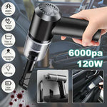 3 in 1 Portable Vacuum Cleaner – Handheld, Car & Home Cleaning, Rechargeable & Powerful Suction