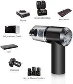 3 in 1 Portable Vacuum Cleaner – Handheld, Car & Home Cleaning, Rechargeable & Powerful Suction
